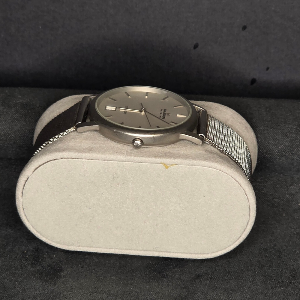 Skagen Titanium Mesh Watch Unisex OS Silver Ultra Slim Minimalist 170LTTW - Picture 2 of 5